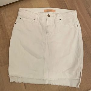 Joe’s Jeans White Denim Mini Skirt
